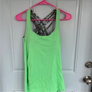 Lululemon Wild Cowl Back Tank Top w/ Built in bra Size 10